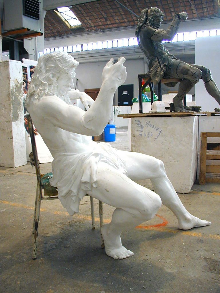 statua ricostruzione